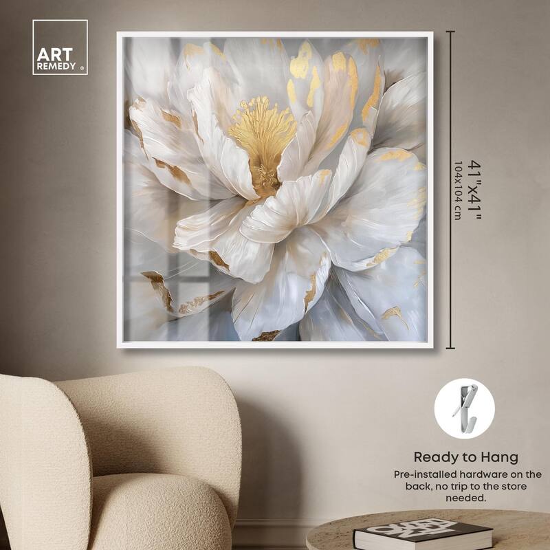 Golden Veins of Grace Shadowbox by Art Remedy