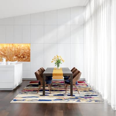 Prabal Gurung x Rugs USA Pokhara Abstract Wool Area Rug
