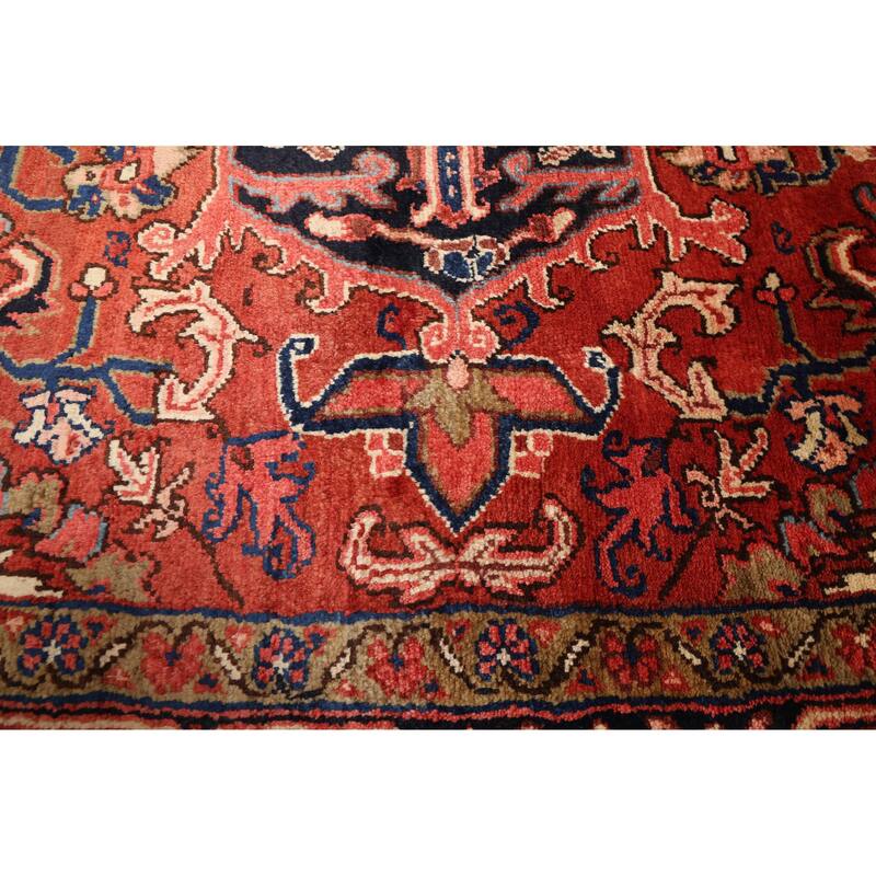 ECARPETGALLERY Hand-knotted Sarabi Red Wool Rug - 7'7 x 10'11