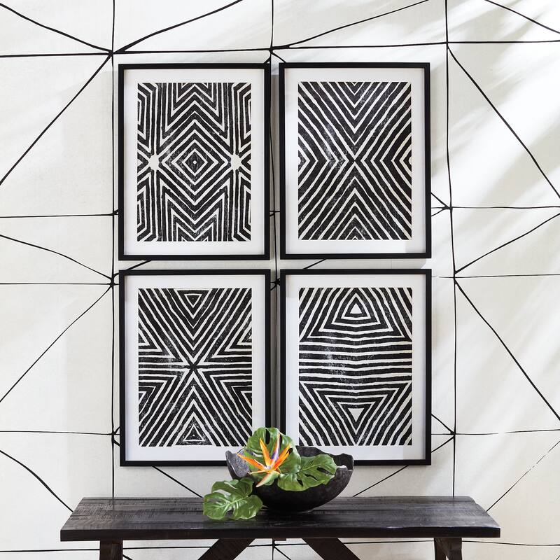 Achromatic Geometric Prints