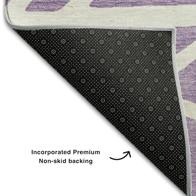 Premium Washable Super Soft Contemporary Harvey Mayfield Rug