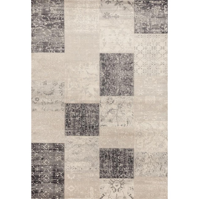 Luxe Weavers Diana Collection Grey 8x10 Geometric Area Rug - 8' x 10'/Surplus