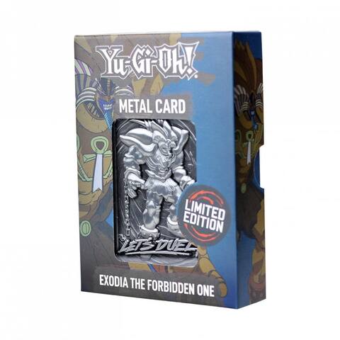 Yugioh Exodia the Forbidden One Metal Card