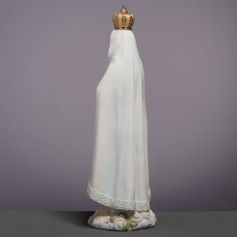 6.1 inches Height Polyresin Our Lady of Fatima Multicolor Finish Figurine