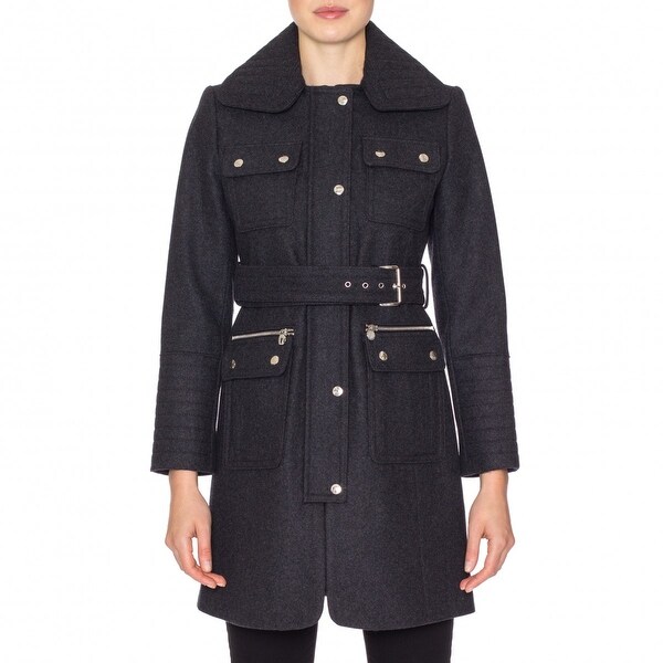 Laundry by Shelli Segal Belted Wool Coat (Petite)