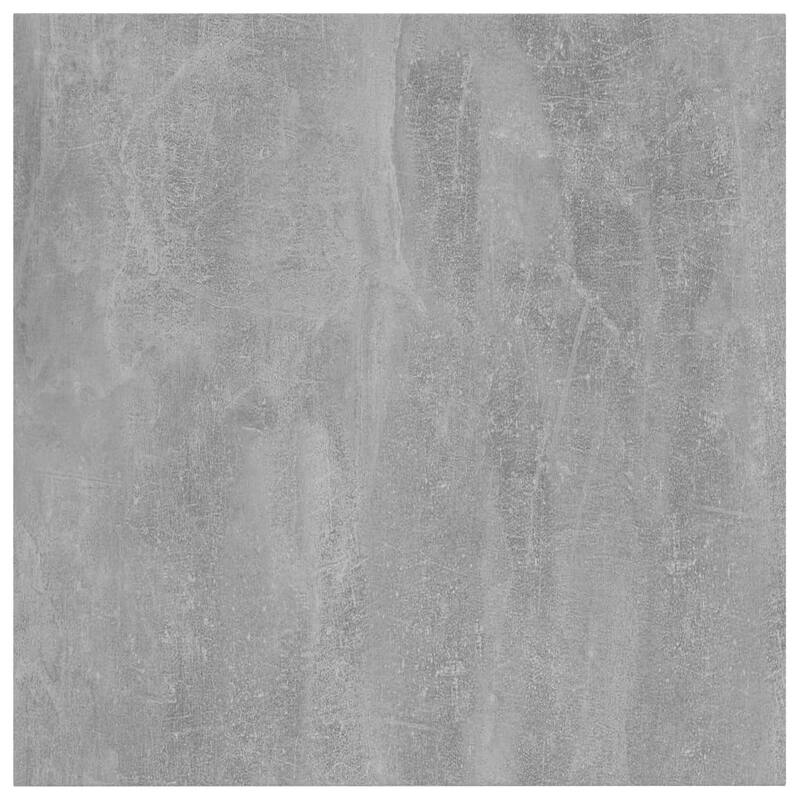 vidaXL Bookshelf Boards 4 pcs Concrete Gray 15.7"x15.7"x0.6" Chipboard