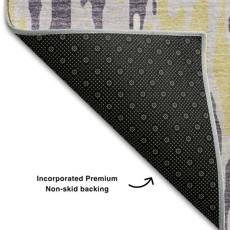 Premium Washable Super Soft Abstract Harmony Mayfield Rug