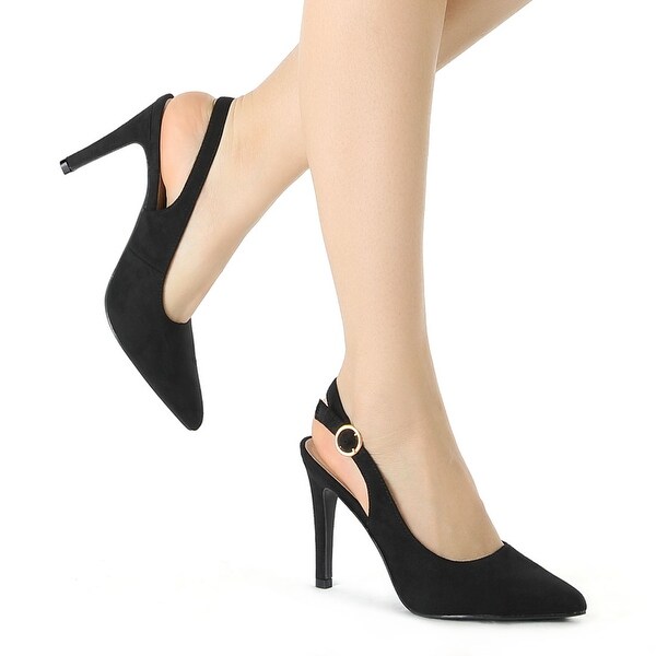 slingback stiletto heels