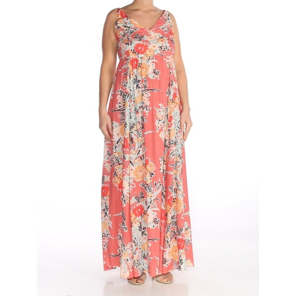 sleeveless v neck maxi dress