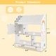 preview thumbnail 4 of 5, Multifunctional Kids Bookshelf Toy Storage Organizer W/ 3 Tier Shelves