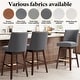 preview thumbnail 28 of 52, Pellebant 30.6'' H Solid Wood Swivel Bar Stool with Back