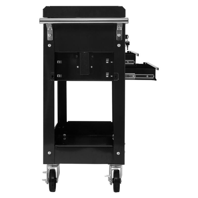 Costway Rolling Mechanics Tool Cart Slide Top Utility Storage Cabinet