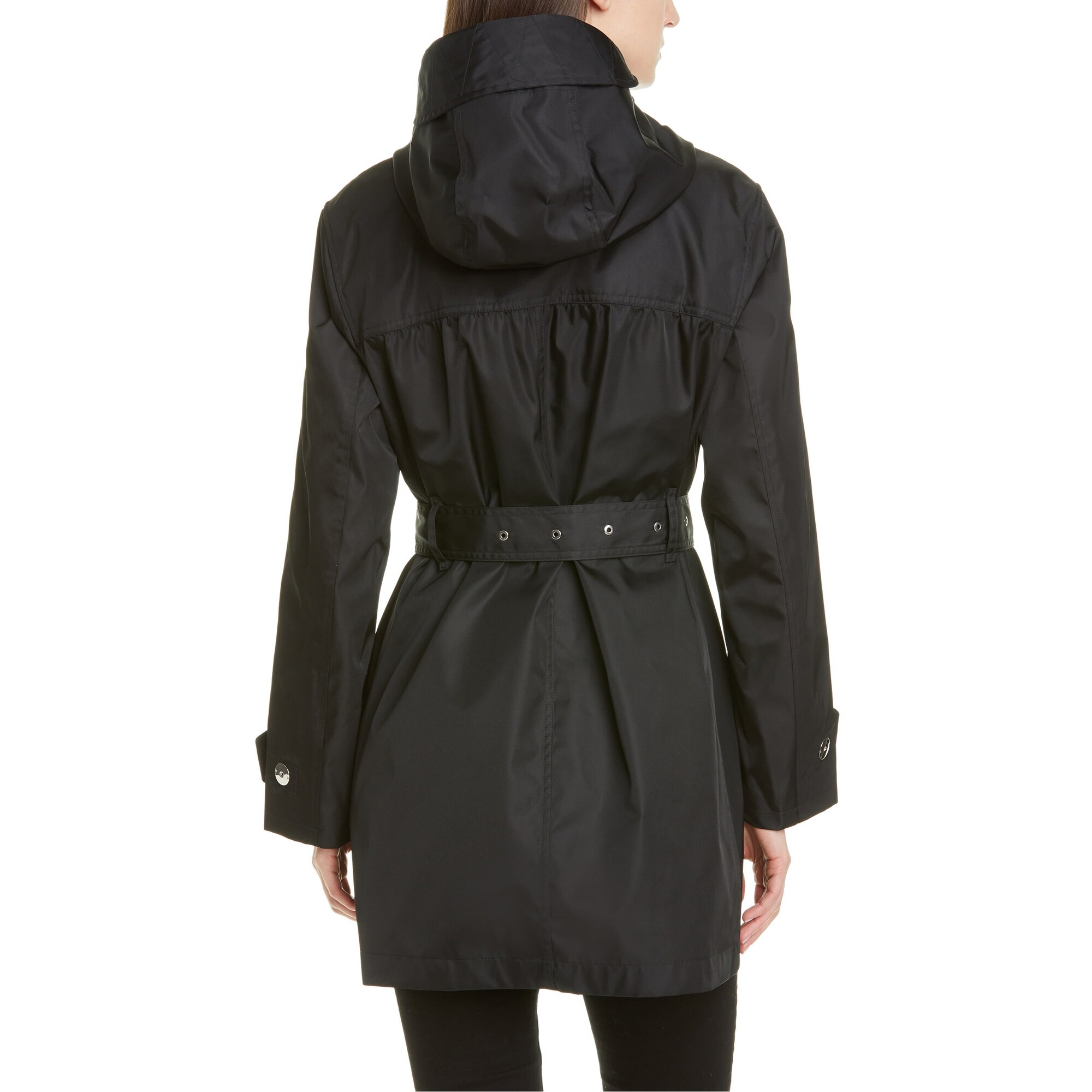 Burberry hooded rain coat clearance