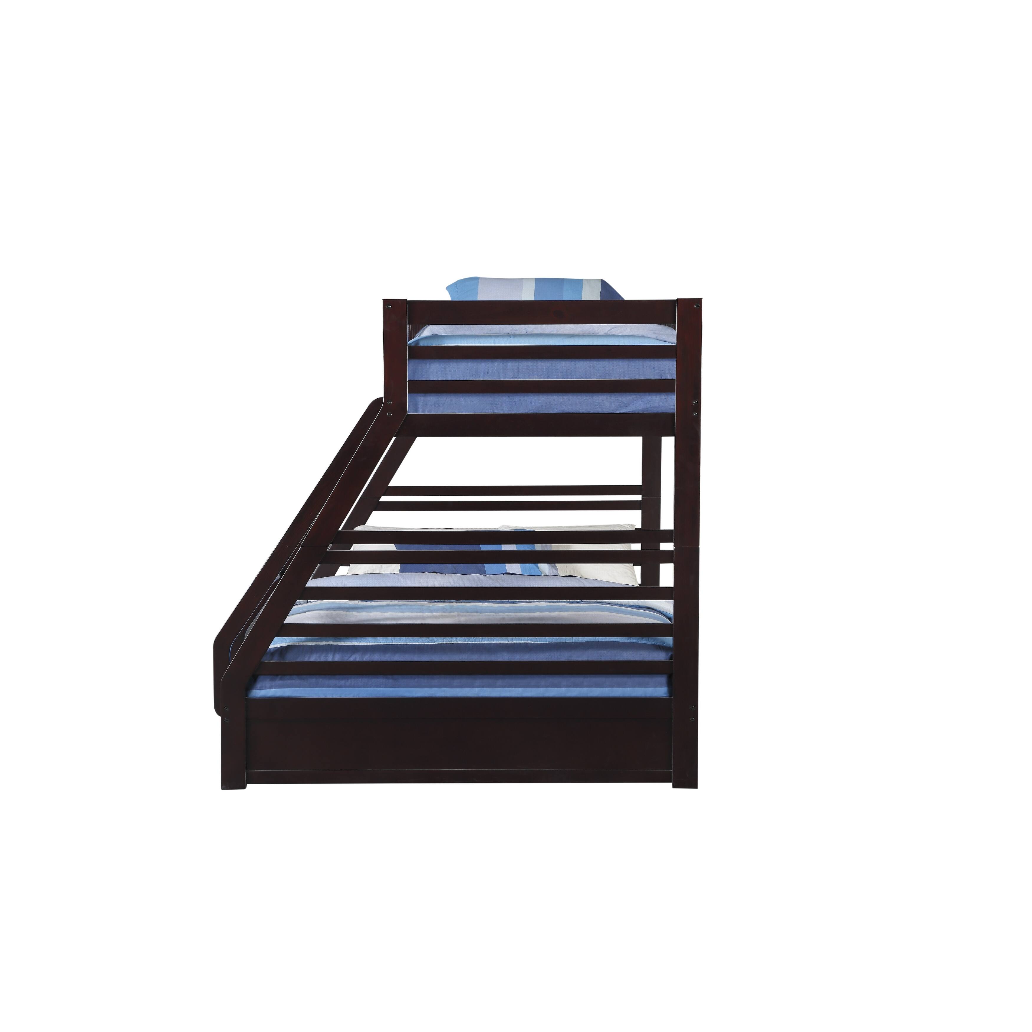 Bunk Bed with UnderBed Storage Drawers and Builtin Ladder, Full