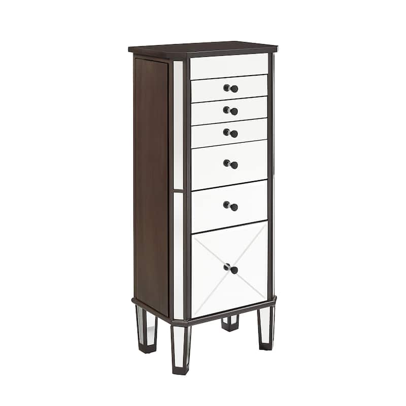 Miry Mirrored Jewelry Armoire