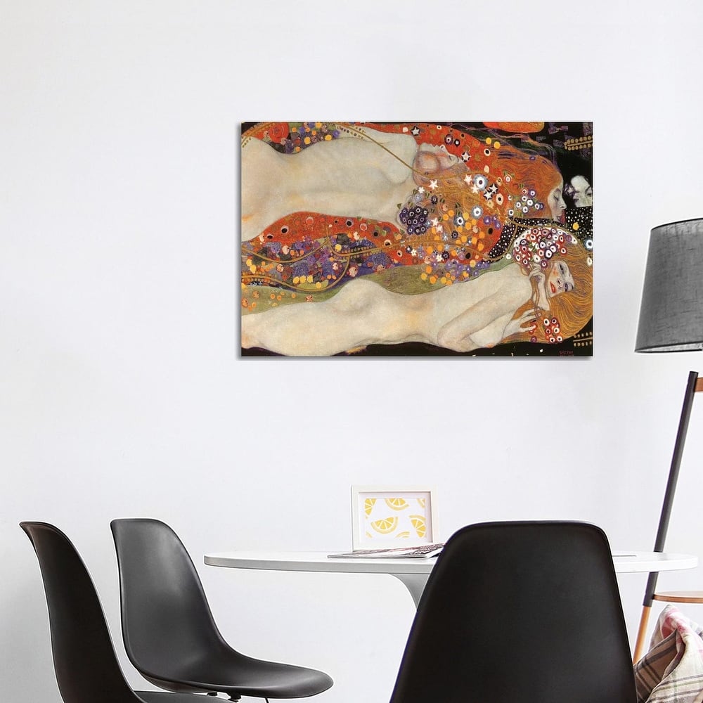 iCanvas "Water Serpents II, 1904-07" by Gustav Klimt Canvas Print