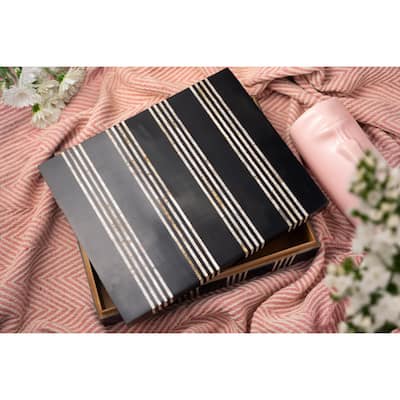 Extra Large Rectangular Storage Box - 13.5" - Black
