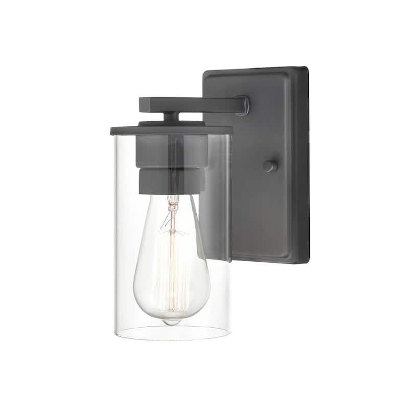 Millennium Lighting Verlana 1-Light Wall Sconce in Multiple Finishes with a Clear Glass Shade