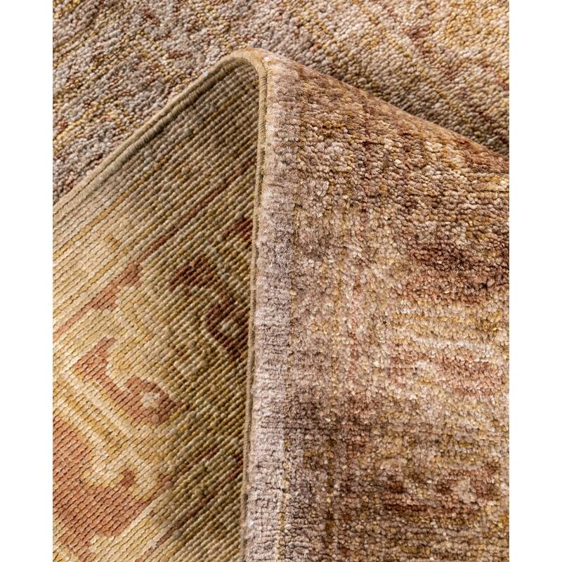Overdyed One-of-a-Kind Hand-Knotted Runner Rug - Beige - 2' 7" x 7' 9"