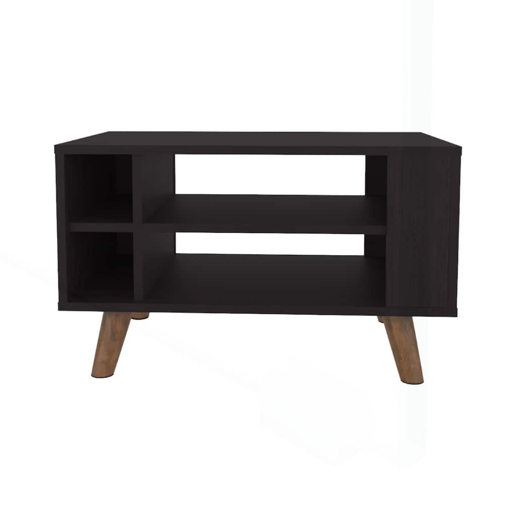 Versatile Wengue Coffee Table with Open Storage for Stylish Spaces