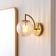 preview thumbnail 3 of 12, SAFAVIEH Lighting Psylla 9-inch Wall Sconce (Set of 2)