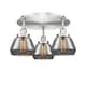 Option Satin Nickel / Light Smoke