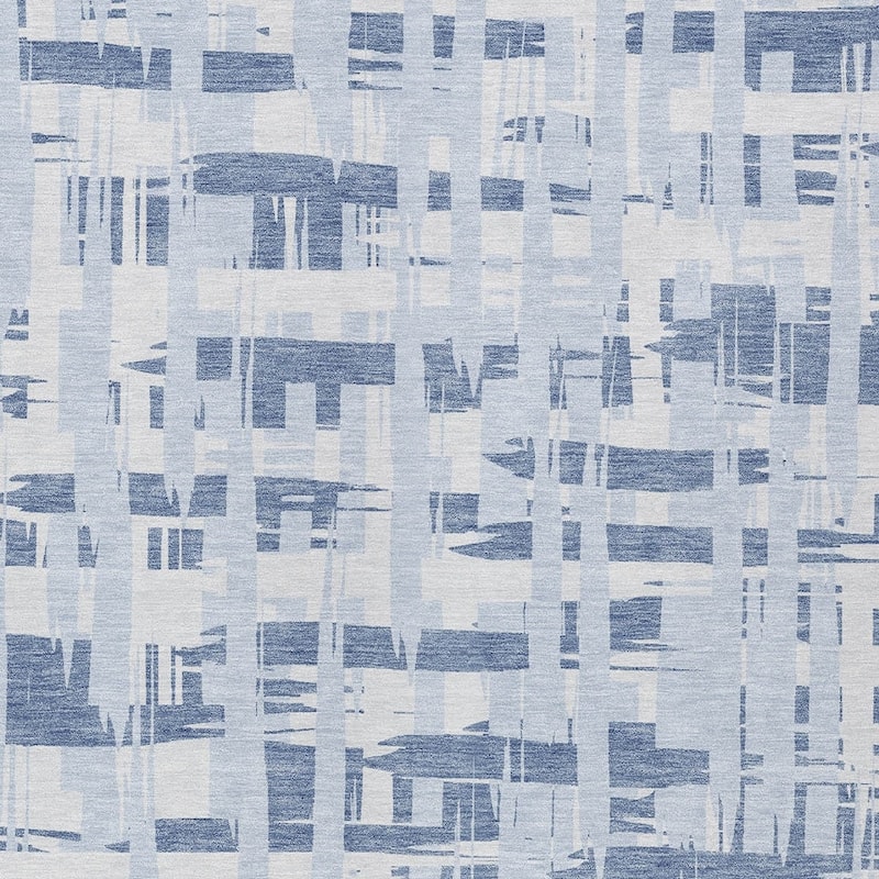 HomeRoots Striped Transitional Rectangle Outdoor Rug