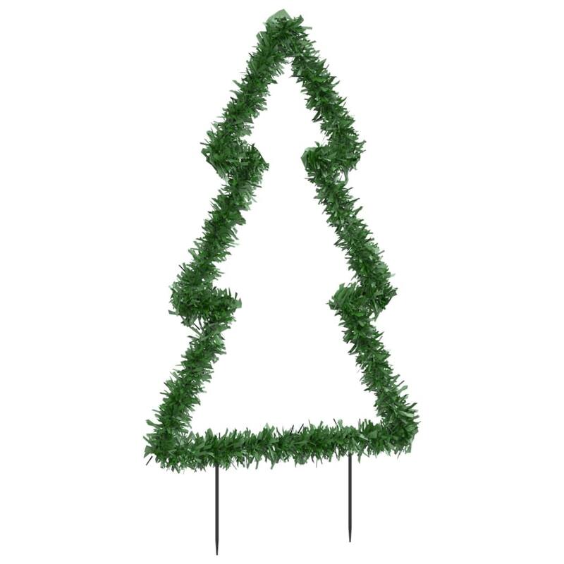 vidaXL Christmas Light Decoration with Spikes Tree 80 LEDs 23.6"