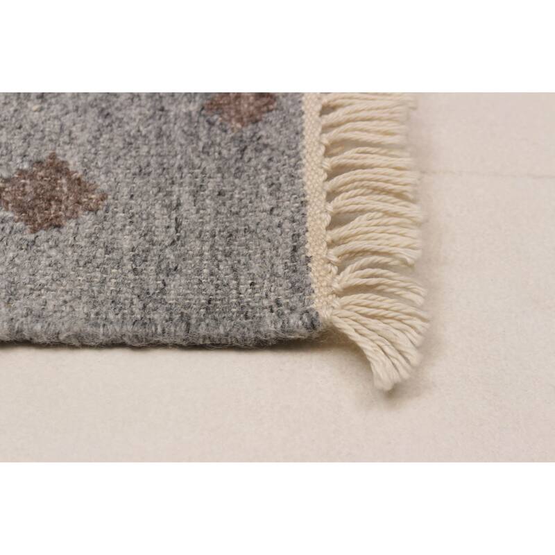 Ankara FW Grey Kilim 5'2" x 8'0" - 5'2 x 8'0