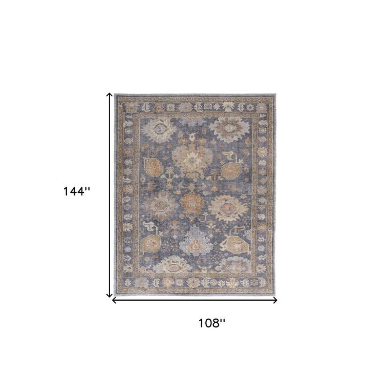 Rectangle Traditional Style Oriental Area Rug - 144' X '108' X '0.35
