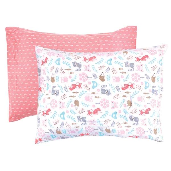 slide 1 of 1, Hudson Baby Infant Girl Cotton Toddler Pillow Case, Woodland Fox, One Size - Woodland Fox Woodland Fox - One Size