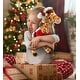 preview thumbnail 5 of 4, DolliBu Santa Wild Giraffe Stuffed Animal Plush Toy with Santa Outfit - 10 inches