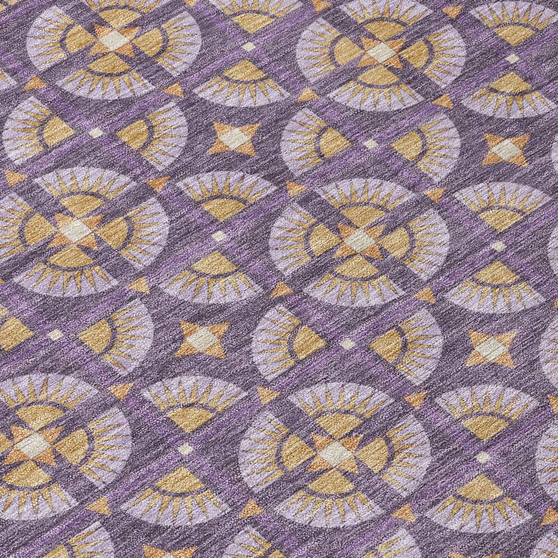 Machine Washable Indoor/ Outdoor Modern Roeland Chantille Rug