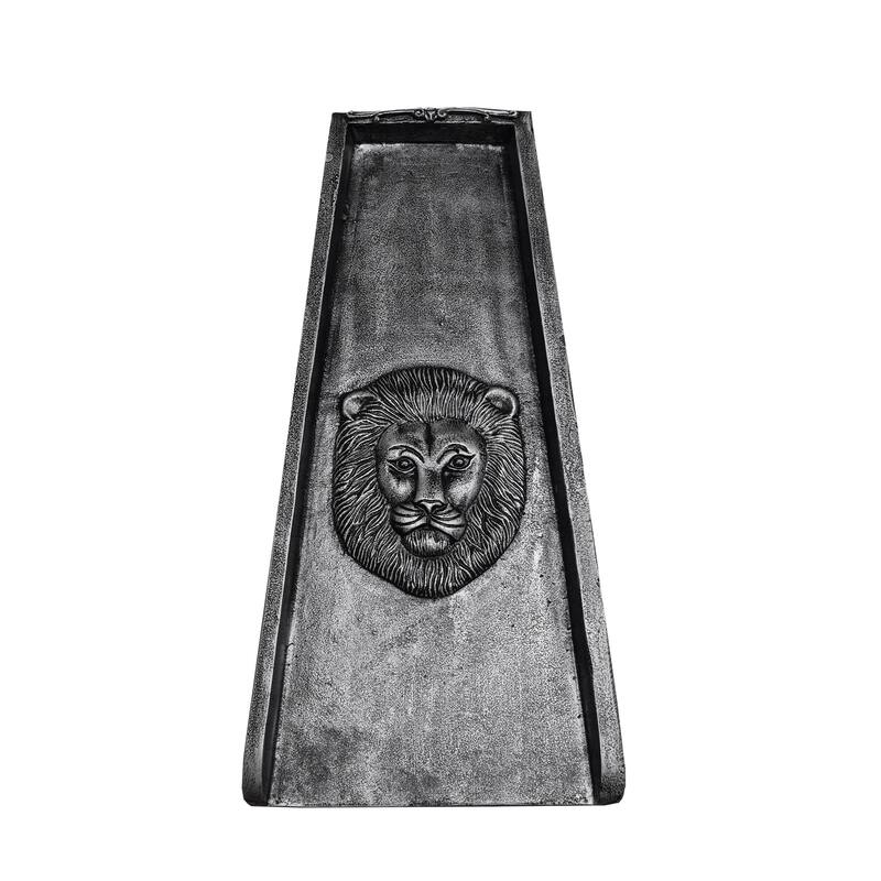 Lion Cast Aluminum Downspout Gutter 24 in. Splash Block