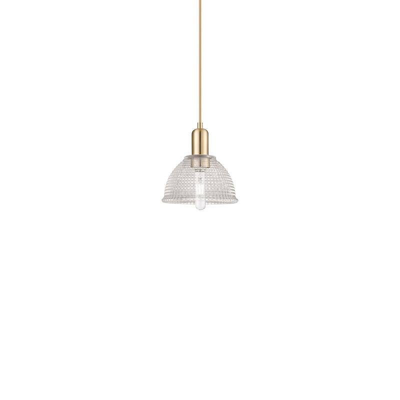 Innovations Lighting 716-1P-9-8 Arietta Pendant Arietta 8" Wide Mini - Champagne Bronze / Clear