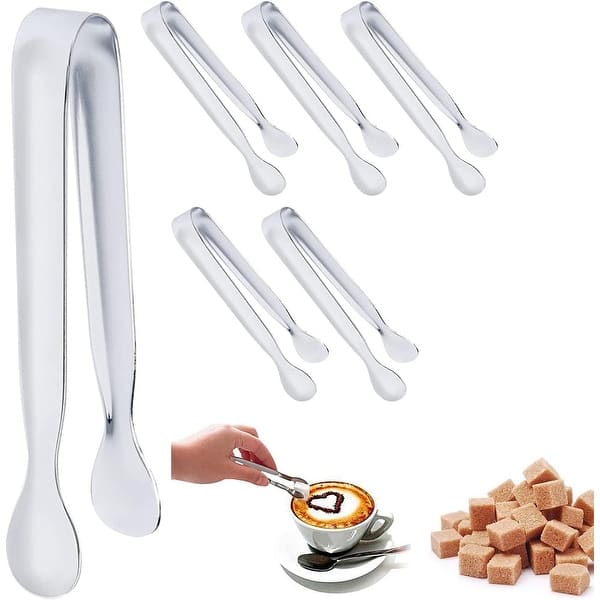 6Pack Stainless Steel Mini Tongs On Sale Bed Bath & Beyond 39910361