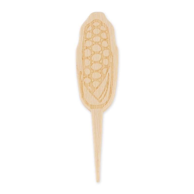 Disposable Bamboo Corn/Appetizer Picks Holders Skewers (Set of 50) - Disposable, 50-Count