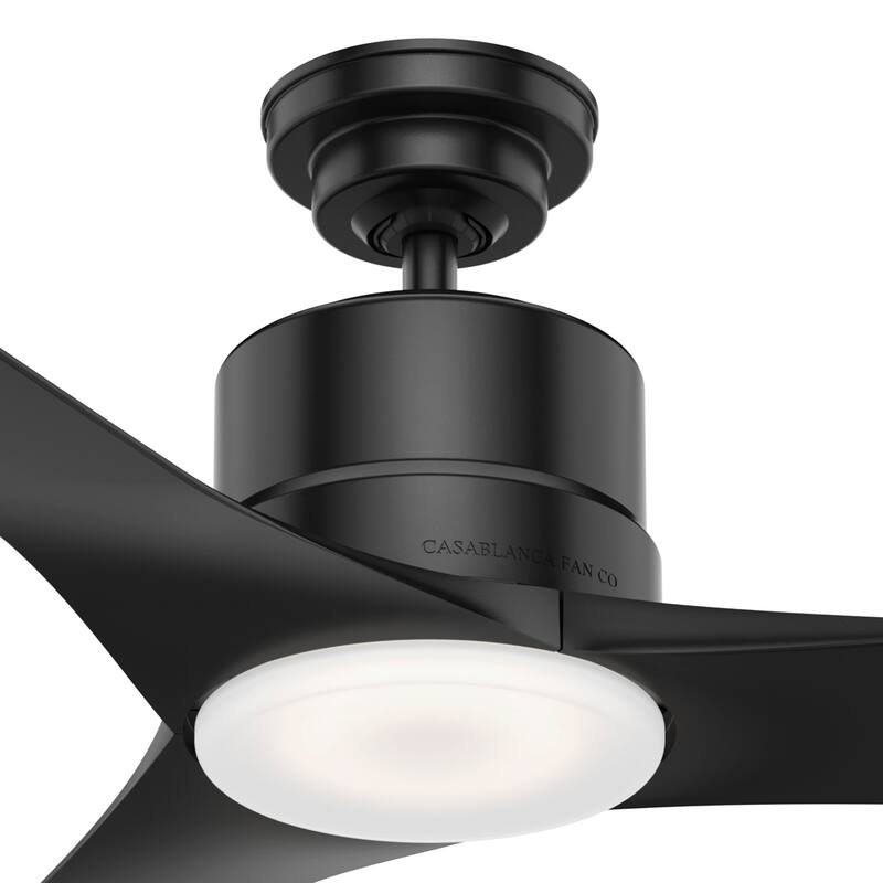 Casablanca 52" Piston Outdoor Ceiling Fan with LED Light and Handheld Remote