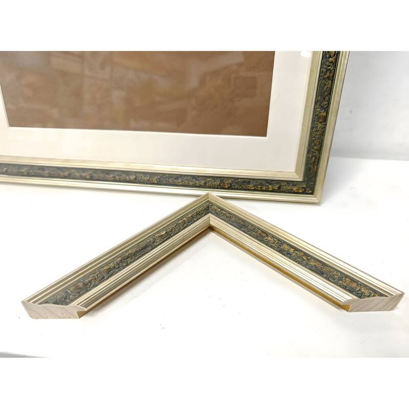 Set of 3 Colorful Floral Framed Wall Art - Replaceable Canvas Prints with Solid Wood Picture Frames - Green,Pink