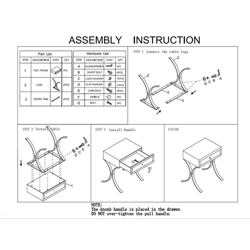 Mirrored Nightstand with Drawer, Mirror End Table Silver Bedside Table