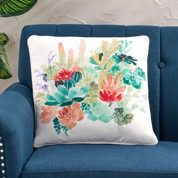 Shop Bellona Modern Fabric Throw Pillow By Christopher Knight Home Overstock 30682634