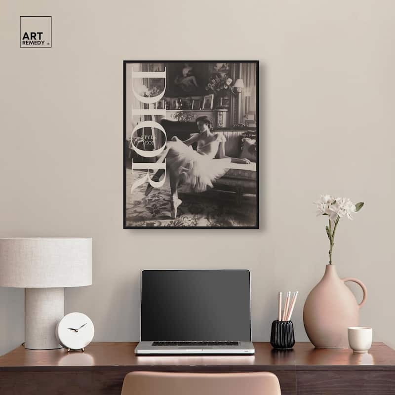 Style Ballerina Cover Canvas by Art Remedy