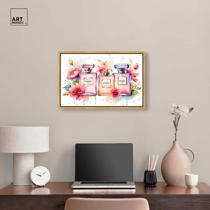 Floral Fragrance Canvas by Art Remedy