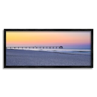 Stupell Sunrise Beach Shore Framed Giclee Art Design by Daniel Sproul ...