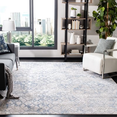 SAFAVIEH Amelia Loretta Modern Trellis Distressed Rug