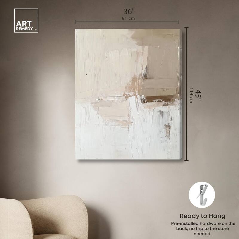 Canvas of Neutrality Canvas by Art Remedy, Gallery Wrapped