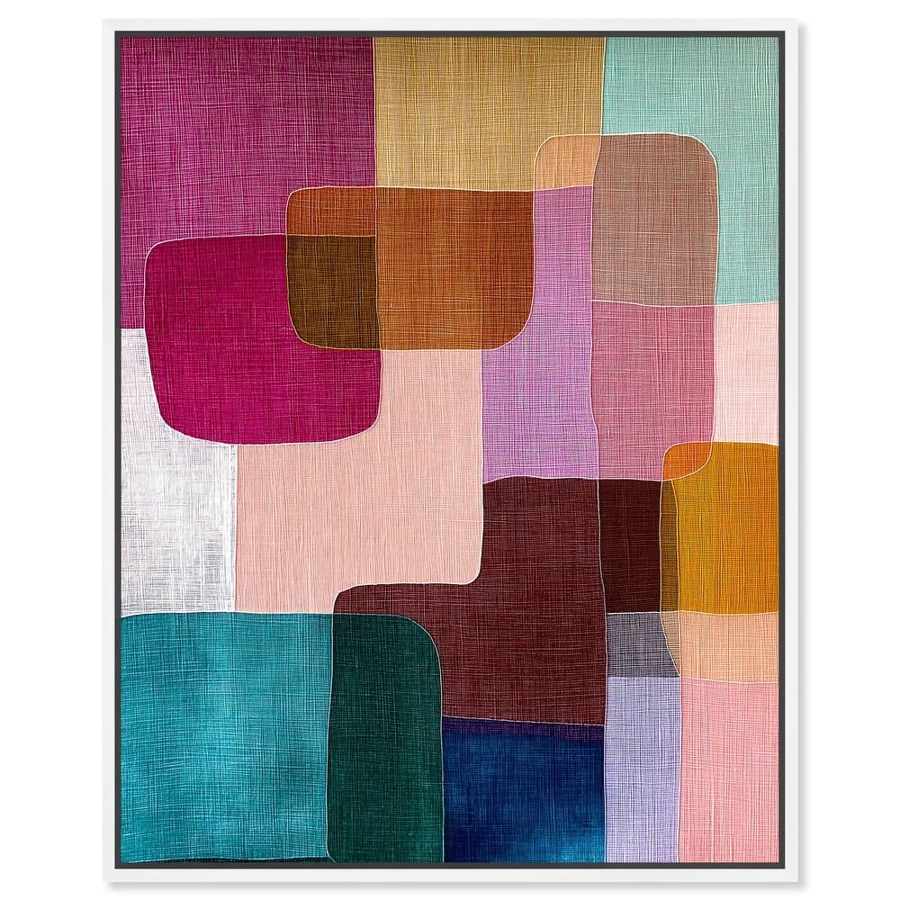 Color Block Cadence III Canvas by Art Remedy