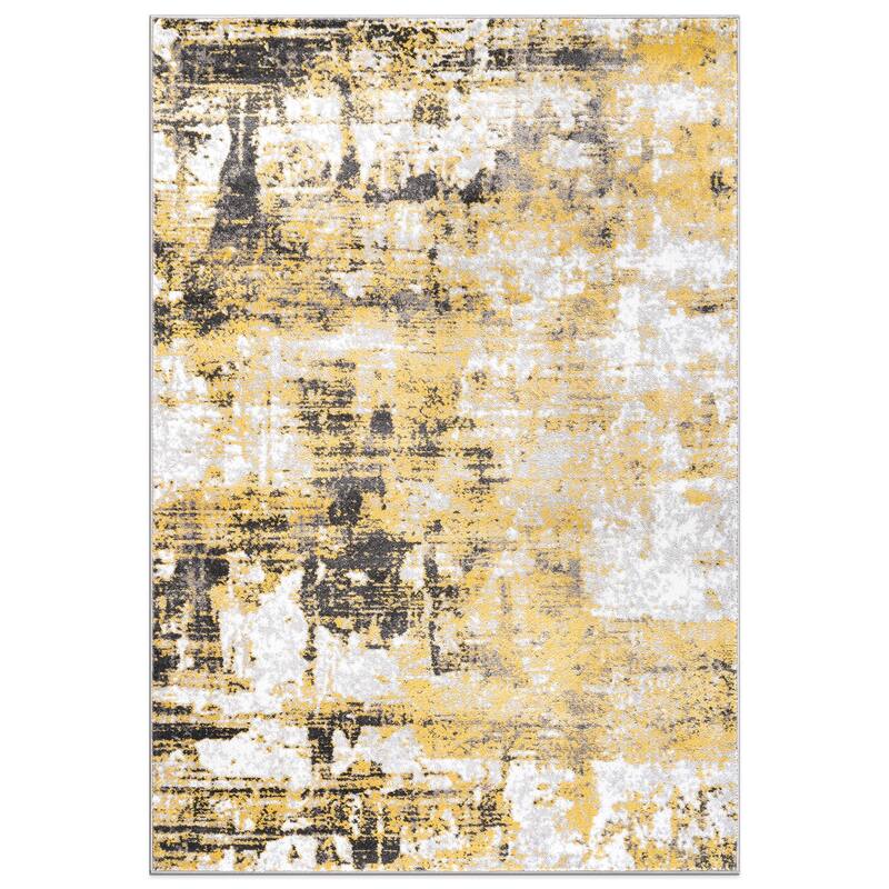 Modern Abstract Reflections Area Rug