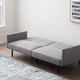 preview thumbnail 12 of 36, Lucid Comfort Collection Futon Sofa Bed with Buttonless Tufting