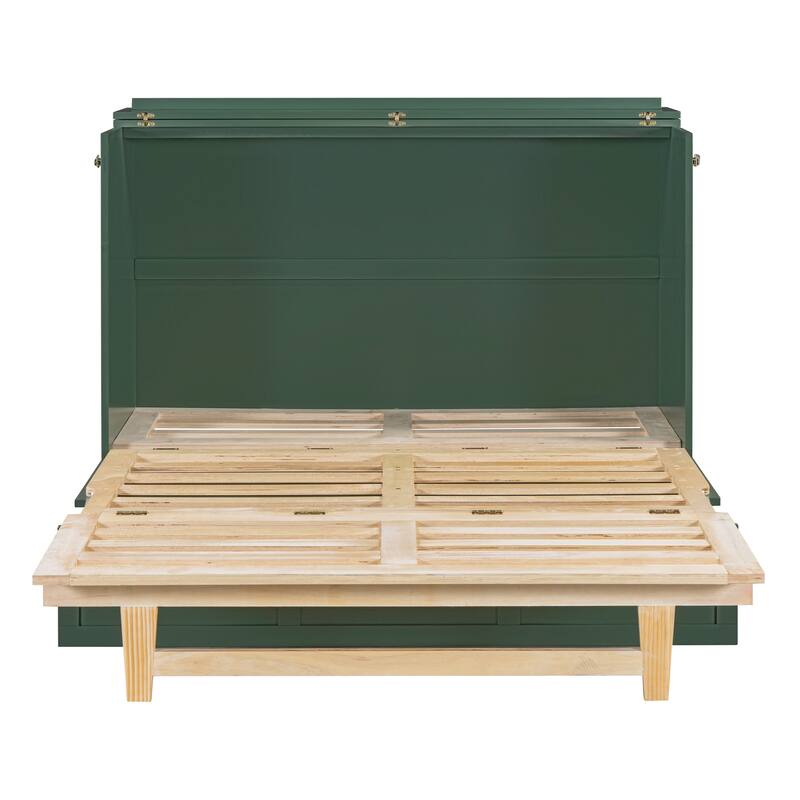 Murphy Bed with Versatile Storage & Large Drawers